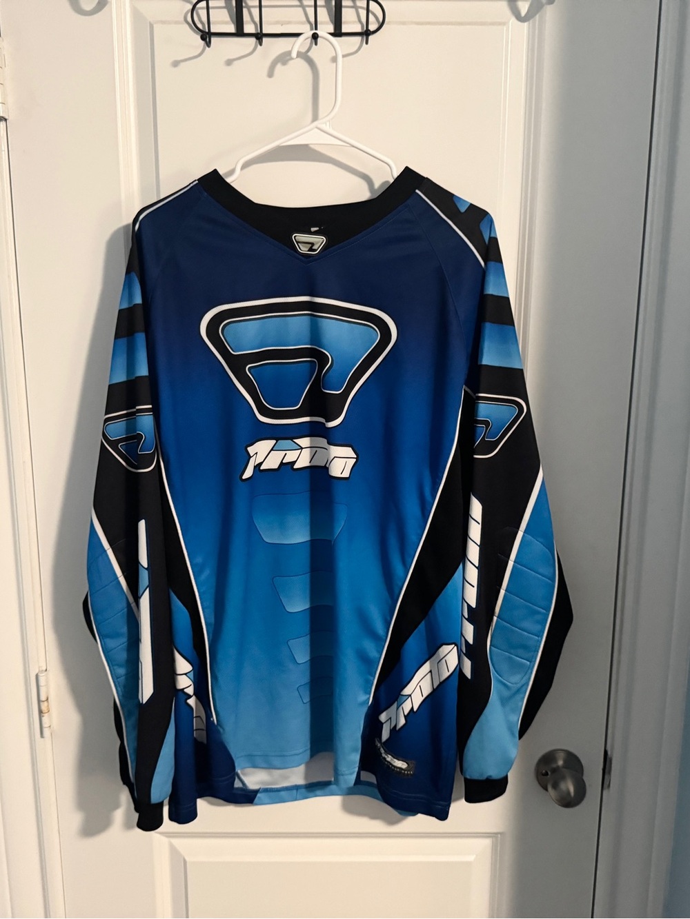 Proto Airsoft | Paintball Blue and Black Graphic Jersey 2XL